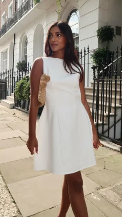 SASHA (BNE) Hen'S Collection|Dresses^Rafiki Mini Dress - White