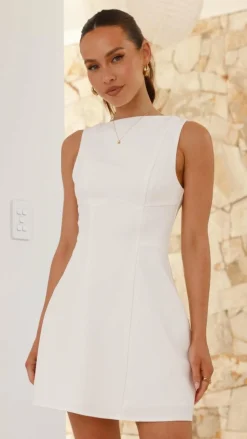 SASHA (BNE) Hen'S Collection|Dresses^Rafiki Mini Dress - White