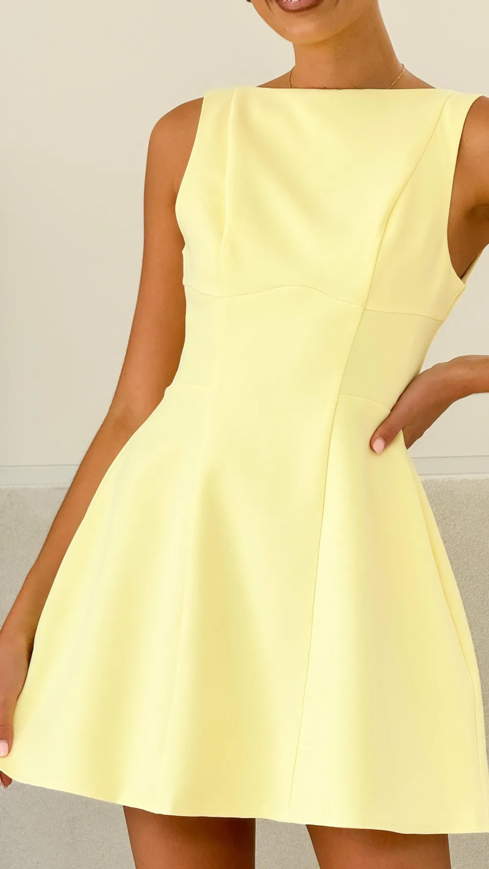 SASHA (BNE) Dresses|Wedding Guest Dresses^Rafiki Mini Dress - Yellow