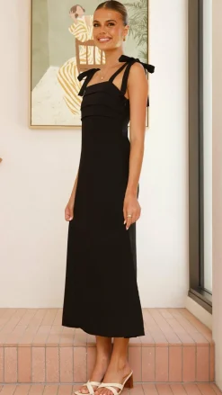 Fashion Allied Sale Dresses^Rayana Tie Maxi Dress - Black