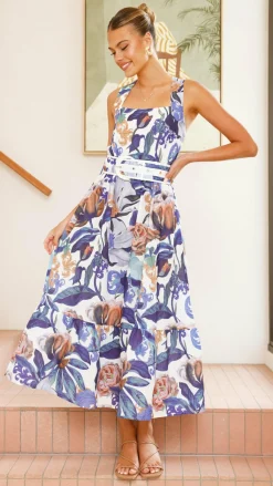 Bubblegum Dresses|Maxi^Reba Maxi Dress - Donatella Azure