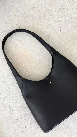 Peta and Jain Bags^Rebel Shoulder Bag - Black Pebble