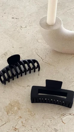 Angel Whisper Gift Collection|Hair Accessories^Regina Matte Claw Clip - Black