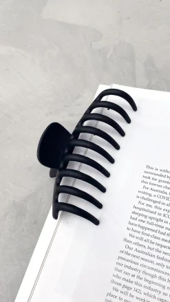 Angel Whisper Gift Collection|Hair Accessories^Regina Matte Claw Clip - Black