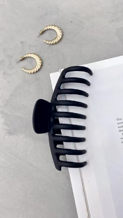 Angel Whisper Gift Collection|Hair Accessories^Regina Matte Claw Clip - Black