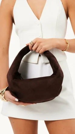 Billini Bags^Renee Shoulder Bag - Chocolate Suede