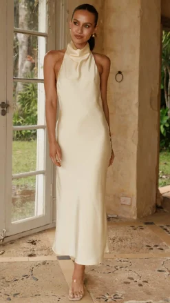 Alive Girl Je T'Aime|Dresses^Rina Midi Dress - Yellow
