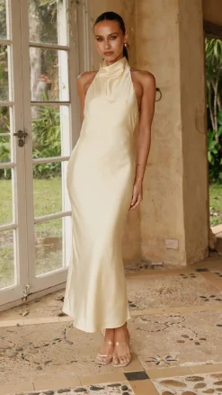 Alive Girl Je T'Aime|Dresses^Rina Midi Dress - Yellow