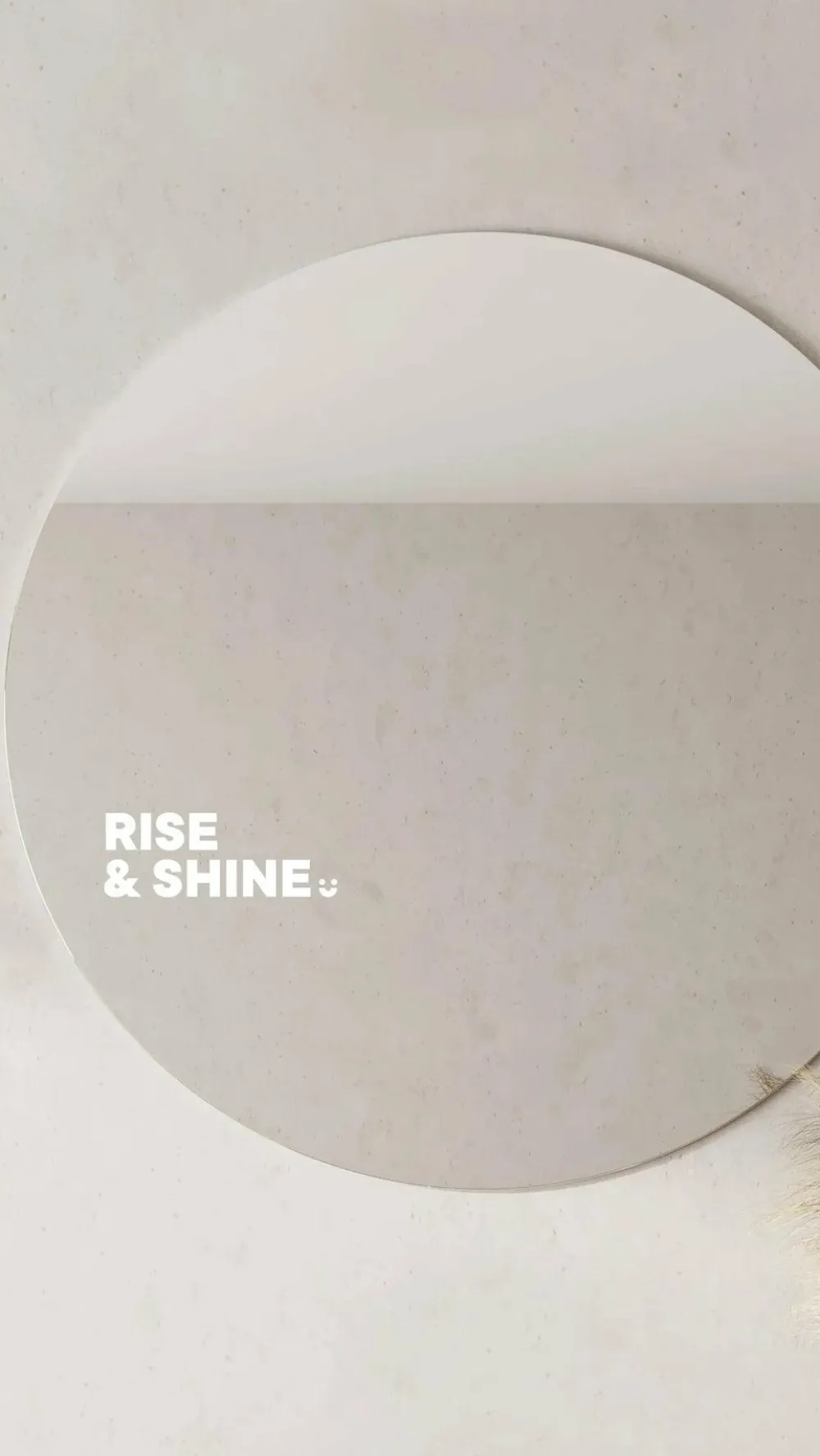 selfawear Beauty|Gift Collection^Rise & Shine - Affirmation Mirror Sticker