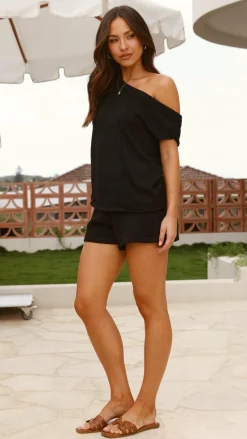 Burans Sets|Bottoms^Robin Shorts - Black