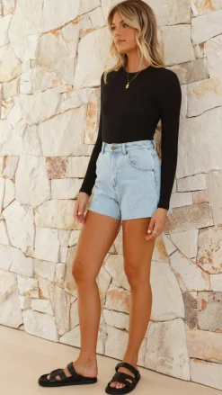 Rollas The Denim Edit|Bottoms^Mirage Short - Nina Blue Organic