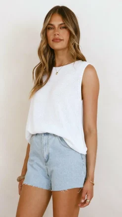 Rollas The Denim Edit|Bottoms^Mirage Short - Nina Blue Organic