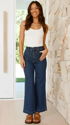 Rollas The Denim Edit|Jeans^Sailor Jean - Eco Ruby Blue