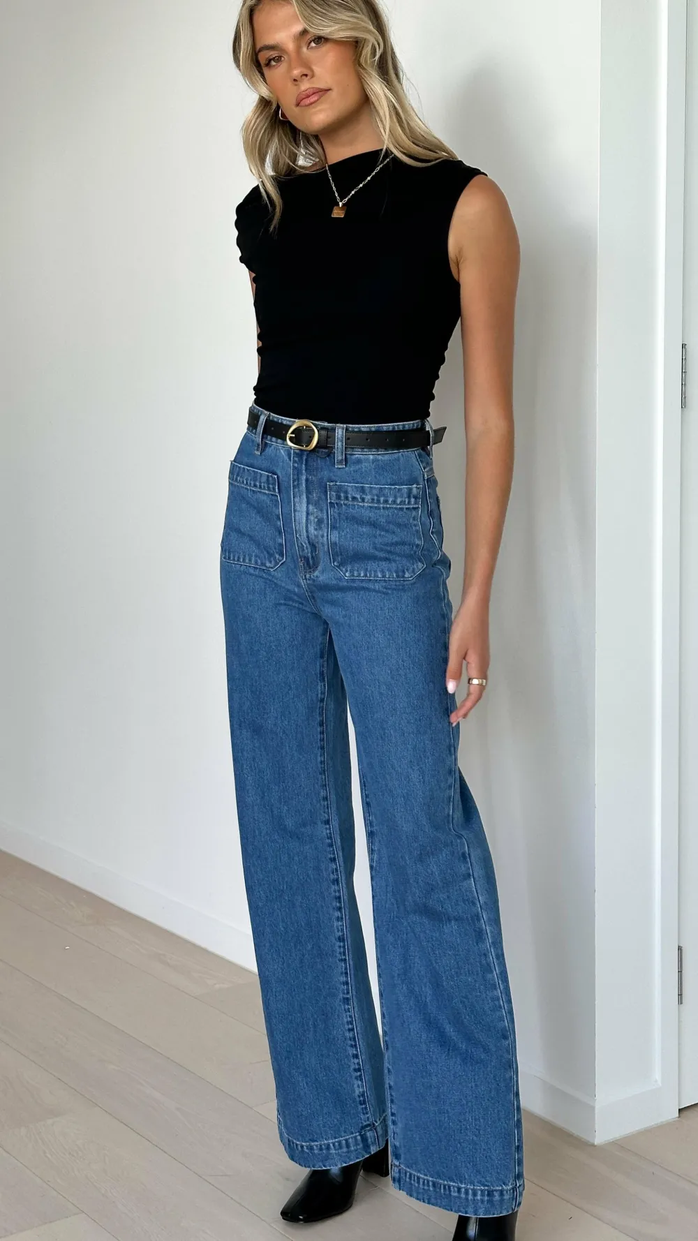 Rollas The Denim Edit|Jeans^Sailor Jean Long - Ashley Blue