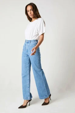 Rollas The Denim Edit|Jeans^Sailor Jean Long - Lily Blue