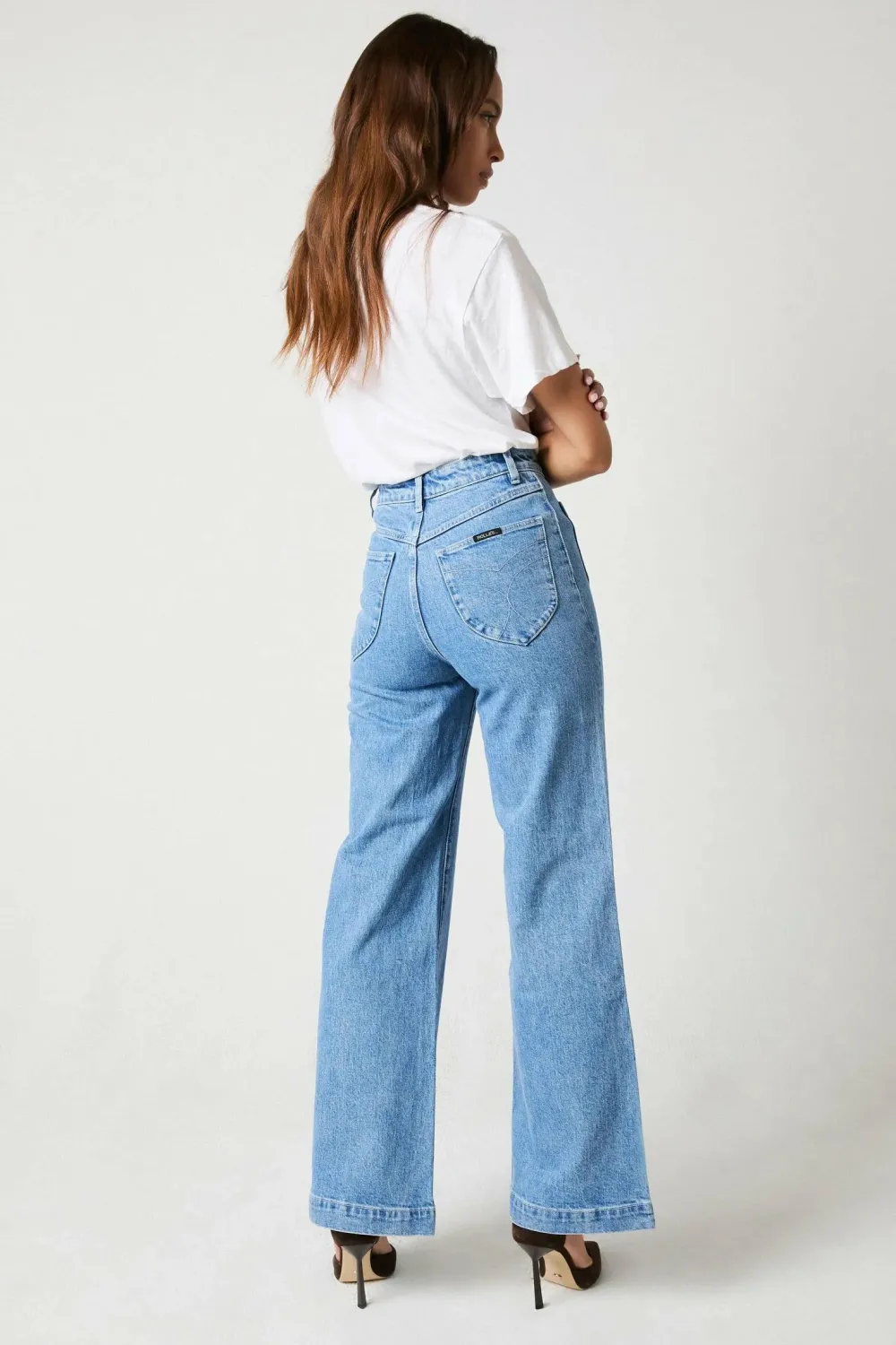 Rollas The Denim Edit|Jeans^Sailor Jean Long - Lily Blue