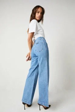 Rollas The Denim Edit|Jeans^Sailor Jean Long - Lily Blue