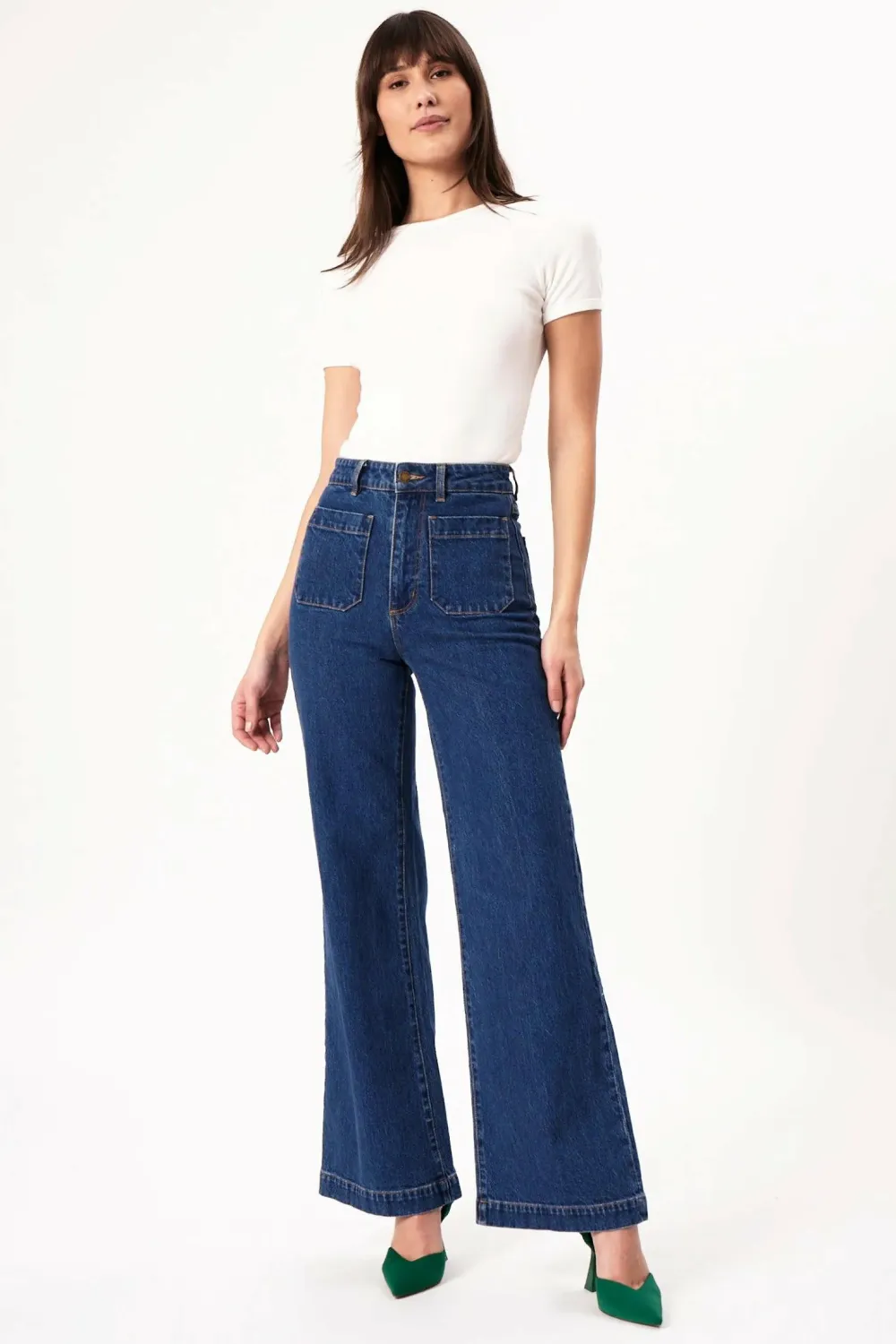 Rollas Jeans|The Denim Edit^Sailor Jean Long - Eco Ruby