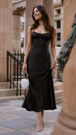 SASHA (BNE) Sale Evening|Formal / Graduation^Rue Maxi Dress - Black