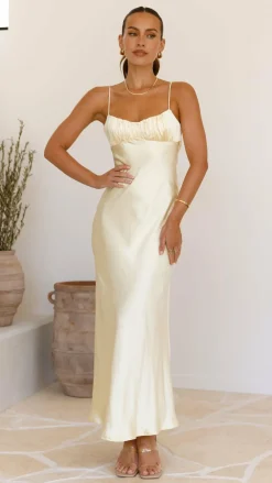SASHA (BNE) Dresses|Maxi^Rue Maxi Dress - Yellow