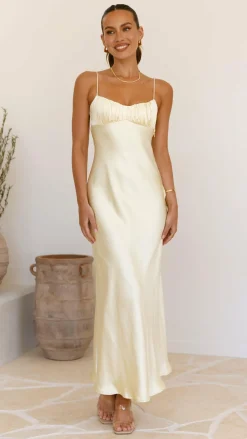 SASHA (BNE) Dresses|Maxi^Rue Maxi Dress - Yellow