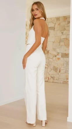 Burans Bottoms^Ruia Pants - White