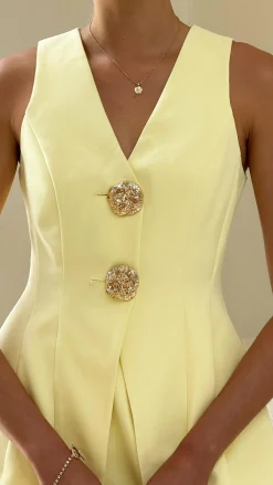 SASHA (BNE) Sets|Bottoms^Rylie Mini Skirt - Lemon