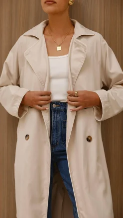Fashion Allied Coats|Coats^Rylie Trench Coat - Sand