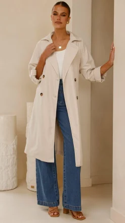 Fashion Allied Coats|Coats^Rylie Trench Coat - Sand