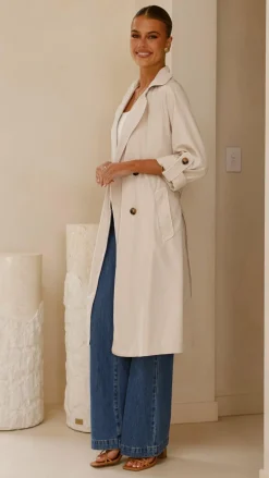 Fashion Allied Coats|Coats^Rylie Trench Coat - Sand