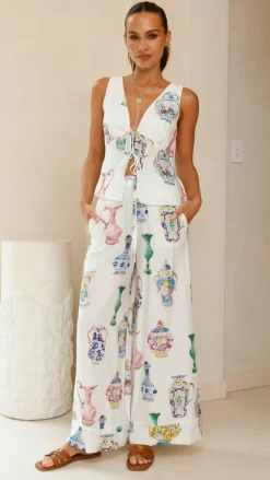 Iris Maxi Sets|Bottoms^Sabin Pants - Vase Print