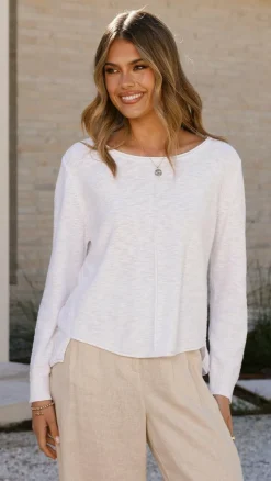 Little Lies Tops^Sacha Top - White