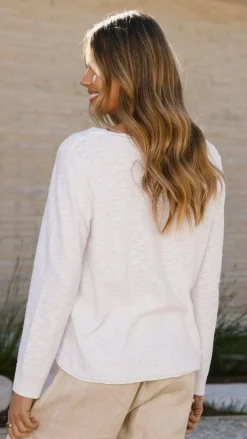 Little Lies Tops^Sacha Top - White