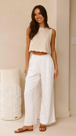 YH AND CO Tops^Sadie Top - Beige