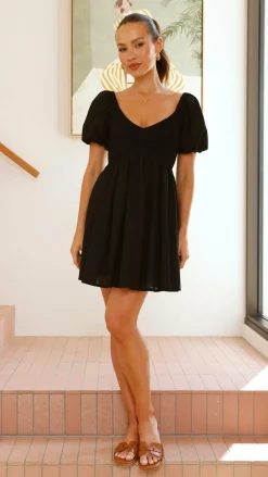 Burans Dresses|Mini^Sahirah Mini Dress - Black