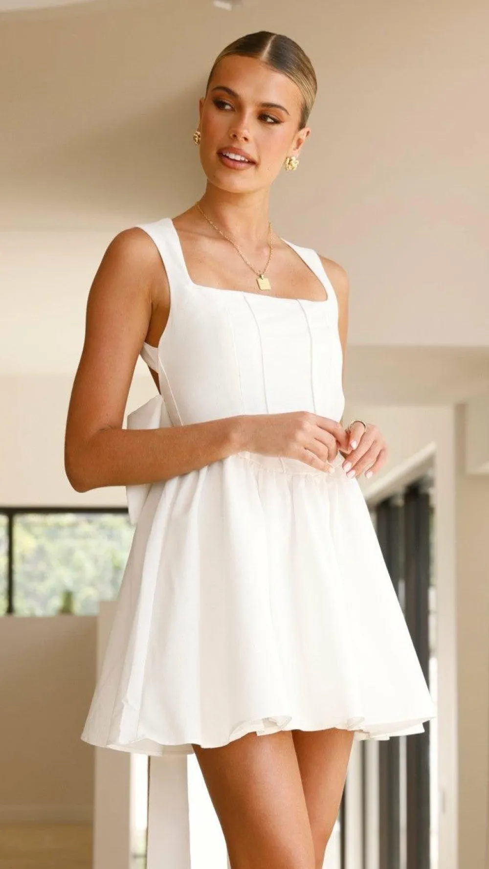 Iris Maxi Hen'S Collection|Dresses^Saidi Mini Dress - White