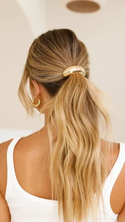 Your Accessory Shop Hair Accessories^Saki Hair Tie - Gold