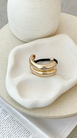 Your Accessory Shop Hair Accessories^Saku Hair Tie - Gold