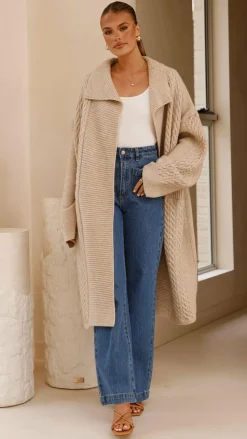 Fashion Allied Knitwear|Knitwear^Sana Cardigan - Beige