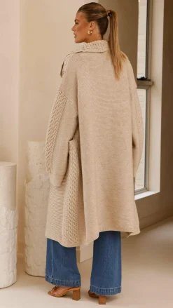 Fashion Allied Knitwear|Knitwear^Sana Cardigan - Beige