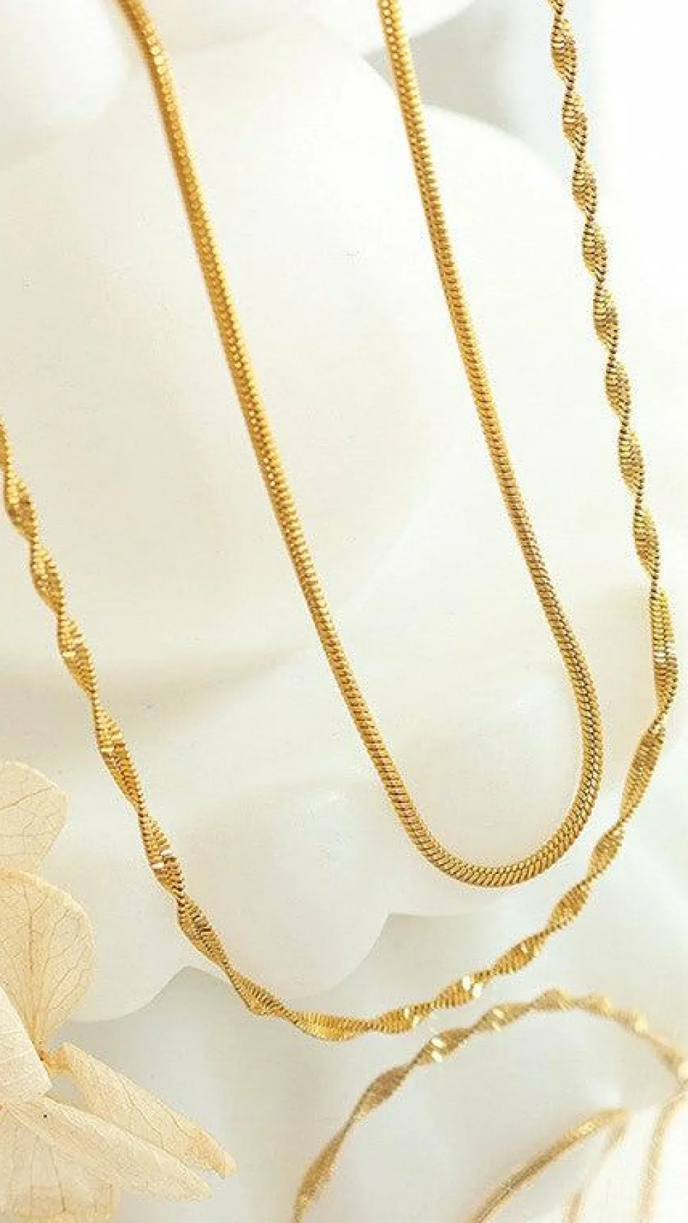 Your Accessory Shop Necklaces|Bump Friendly^Sarah Twist Necklace Set - Gold