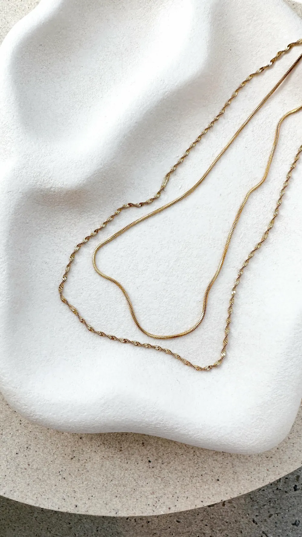 Your Accessory Shop Necklaces|Bump Friendly^Sarah Twist Necklace Set - Gold