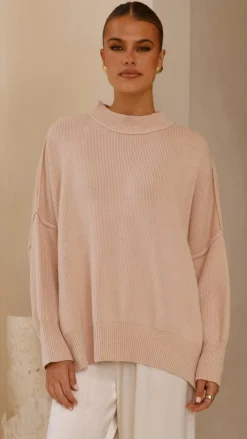 Fashion Allied Knitwear|Knitwear^Scarlett Sweater - Dusty Pink