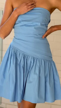 Amore Agencies Dresses|Mini^Selena Mini Dress - Blue