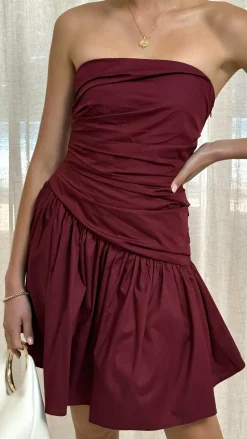 YH AND CO Dresses|Mini^Selena Mini Dress - Burgundy