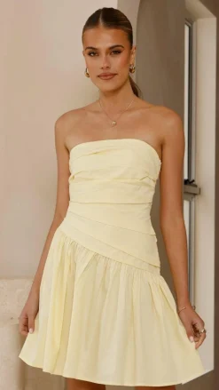 Amore Agencies Sale Dresses^Selena Mini Dress - Yellow