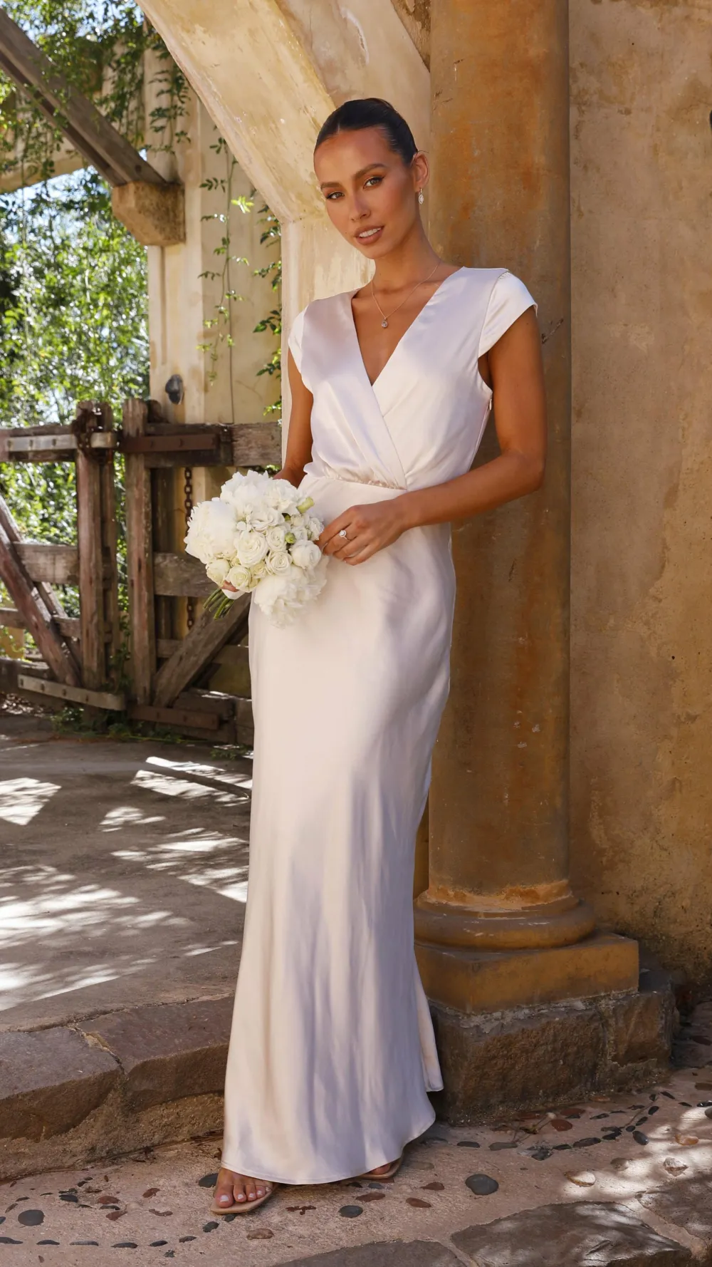 LILYWHYT Mon Cheri|Dresses^Selma Maxi Dress - Champagne