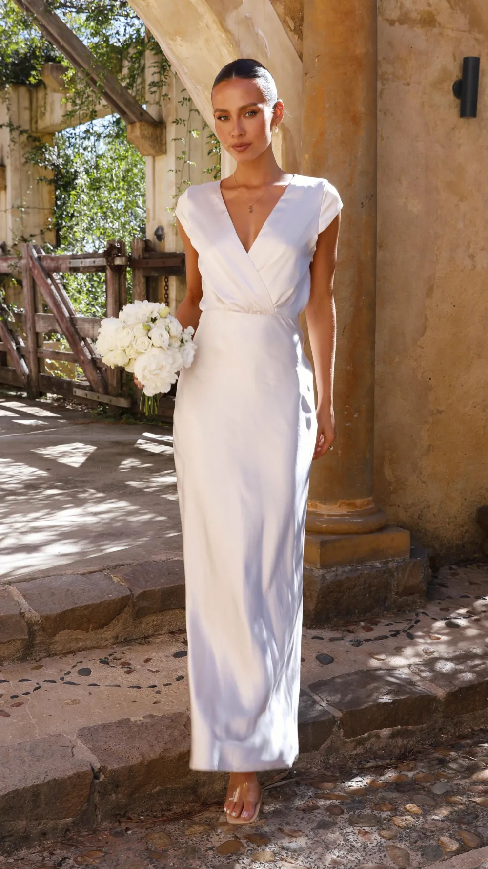 LILYWHYT Mon Cheri|Dresses^Selma Maxi Dress - Champagne