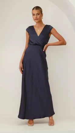 LILYWHYT Sale Evening^Selma Maxi Dress - Navy