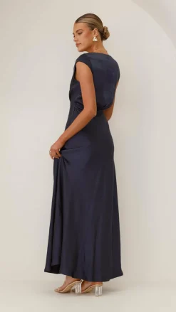 LILYWHYT Sale Evening^Selma Maxi Dress - Navy